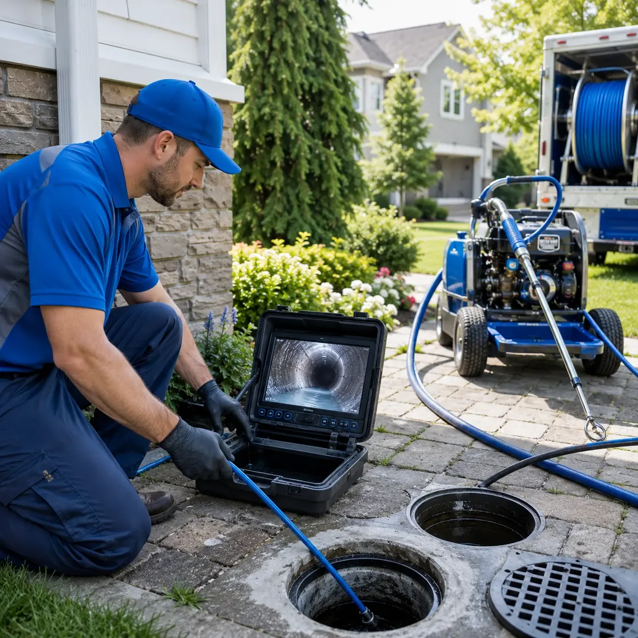Outdoor drain cleaning professionals serving Stallings, NC